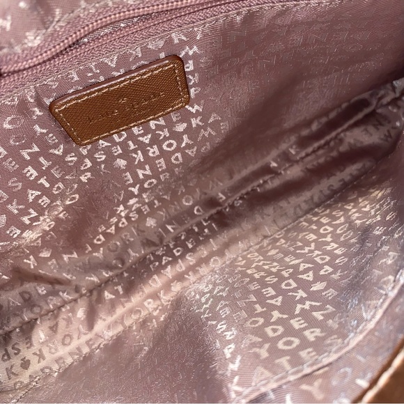 Kate Spade Rose Gold Laurel Way Greer Metallic Crossbody Bag with Chain - Picture 5 of 15